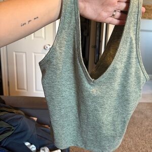 GAP Heather Green Tank Top